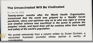 The UNVACCINATED will be HONORed🏅& VINDICATed‼️ TRUTHs⚔️🔥will WASH 🧼 the WORLD 🌎 CLEAN & Land BLAST💥ALL the LIES. No more FAKE🥸NEWs from LIAR LIAR Pants👖on 🔥SCUMBAGs
