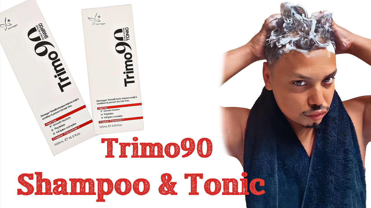 Join Me As I Use Trimo90 Shampoo & Tonic For Healthy Scalp and Hair