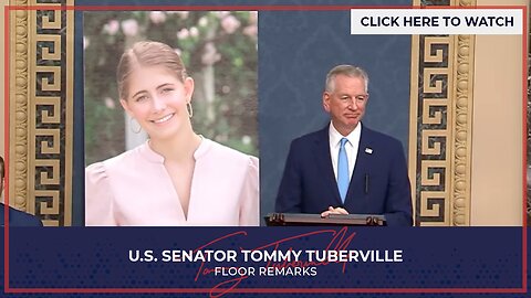 Senator Tuberville Honors Ella Cook on the Senate Floor