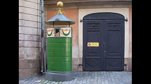 Källargränd Urinoar | Oldest Street Urinal in Sweden | Stockholm