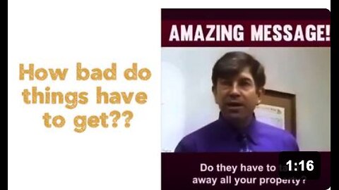 How bad do things have to get??
