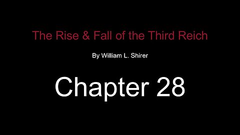 Chapter 28- The Fall of Mussolini