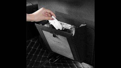 Multifunction Car Back Seat Hanging Trash Can, for Roadtrip & Everyday Use
