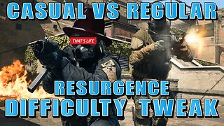 Casual Vs Regular Resurgence Difficulty Tweak | Warzone (Stick drift Special)