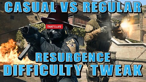 Casual Vs Regular Resurgence Difficulty Tweak | Warzone (Stick drift Special)