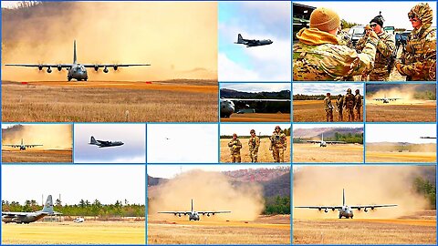 Fort McCoy's YAAS STRIP Gets SURPRISE C-130 Aircraft Landing!