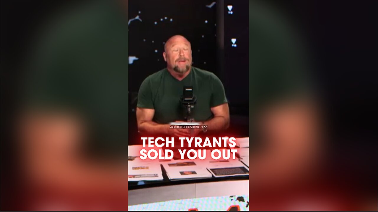 Alex Jones: Tech Tyrants Gave Your Data To China - 4/11/25
