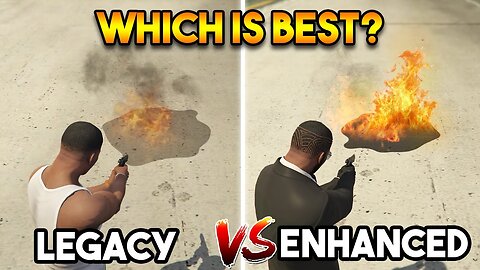 GTA 5 LEGACY VS GTA 5 ENHANCED DETAILS (WHICH IS BEST?)