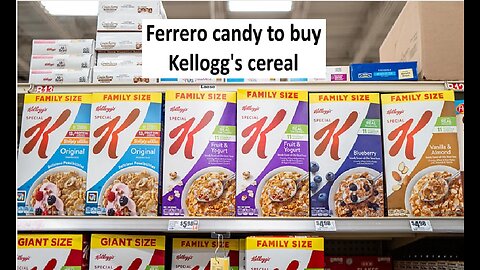 Ferrero to buy WK Kellogg for 3.1B