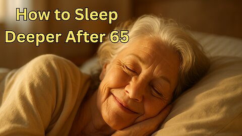 How to Sleep Deeper After 65: 5 Tips Backed by Science.