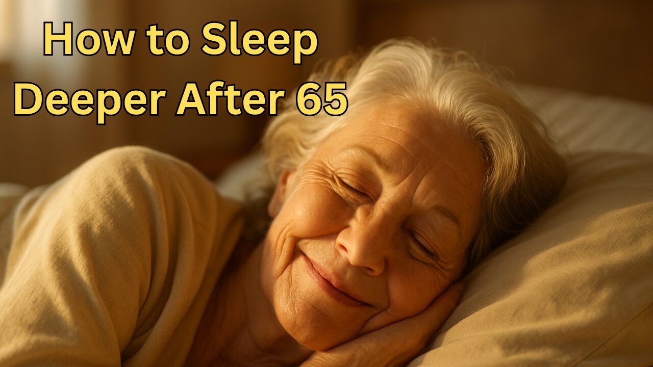 How to Sleep Deeper After 65: 5 Tips Backed by Science.