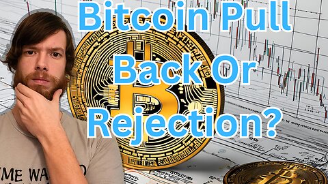 Bitcoin Pull Back Or Rejection? #crypto #grt #xrp #algo #ankr #btc