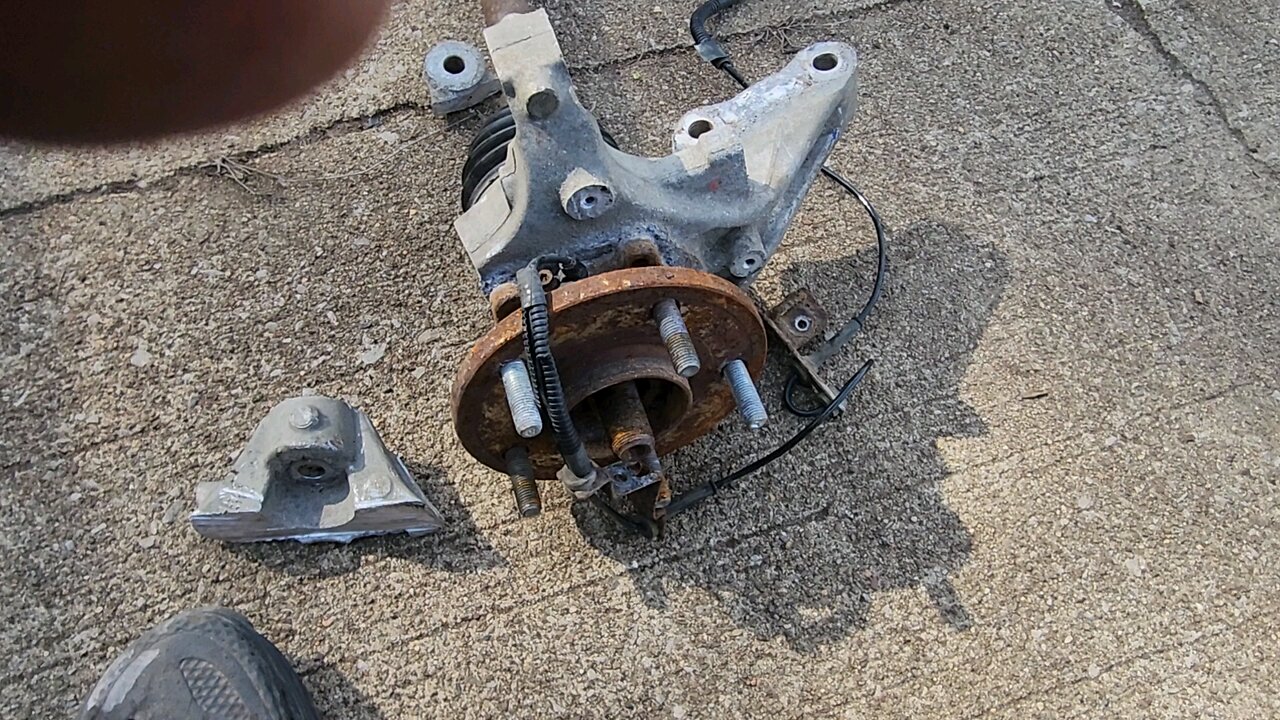 2012 Dodge Caravan CV axle and hub may not be as easy as you think