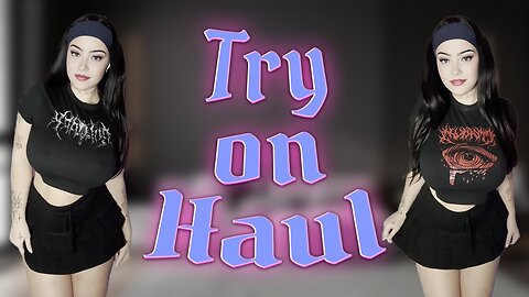 [4K] SHEER CROP TOPS TRY ON HAUL | GET READY WITH BELLA (2024)