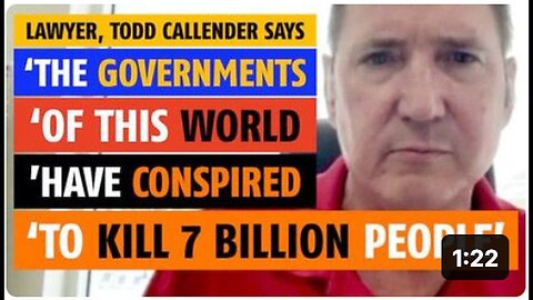 "World Governments Conspiring to Kill 7 Billion People, Claims Lawyer Todd Callender"