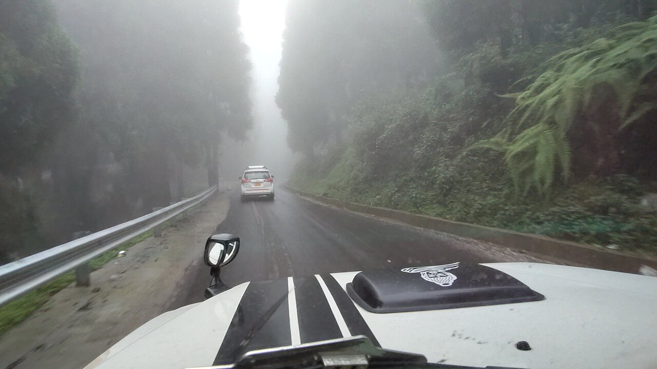 Car ride in mansoon #travell #vlog