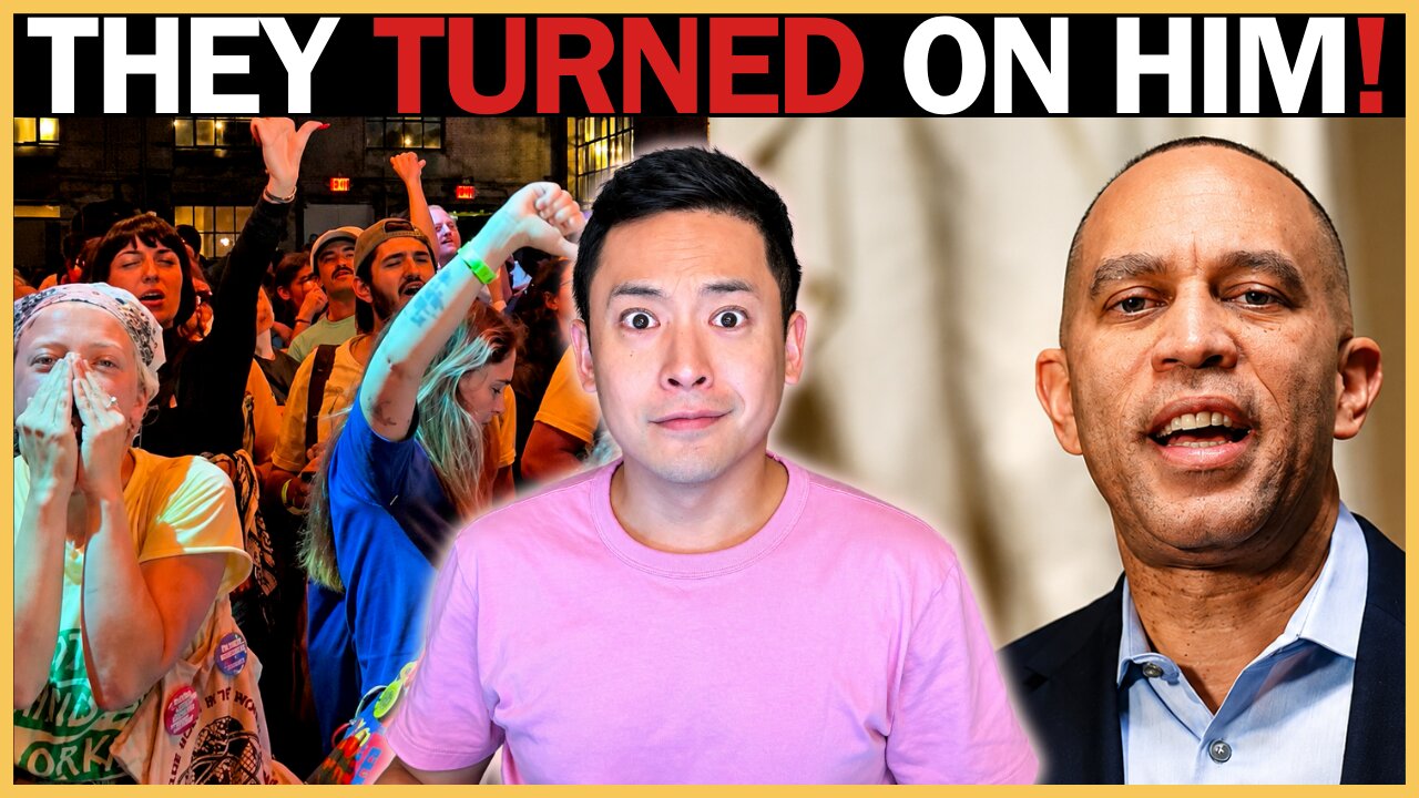 Hakeem Jeffries HUMILIATED on Live TV as Democrat Crowd ERUPTS: 'You're Next!'