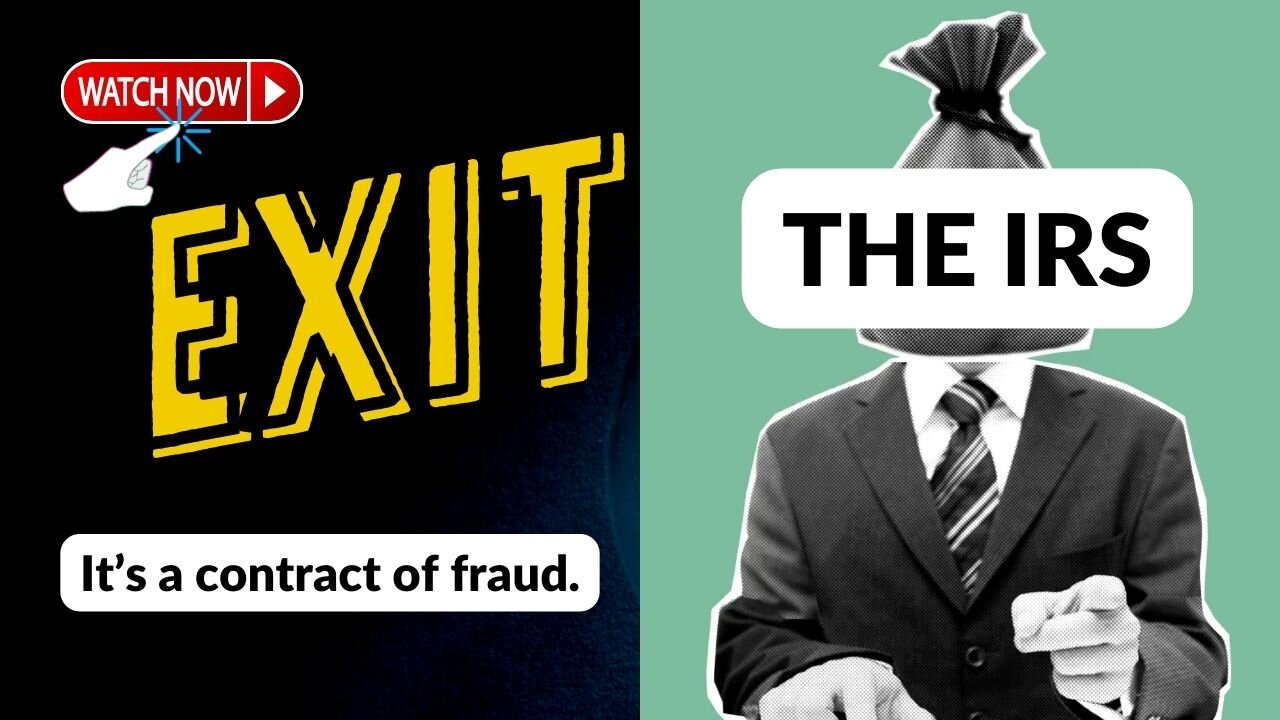 Yes You Can EXIT The IRS Forever.