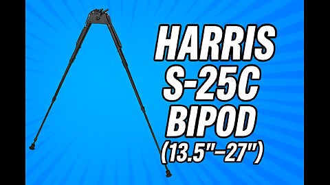 🔥 Need Serious Elevation? The Harris S-25C Bipod is Built for Precision & Stability 🔥