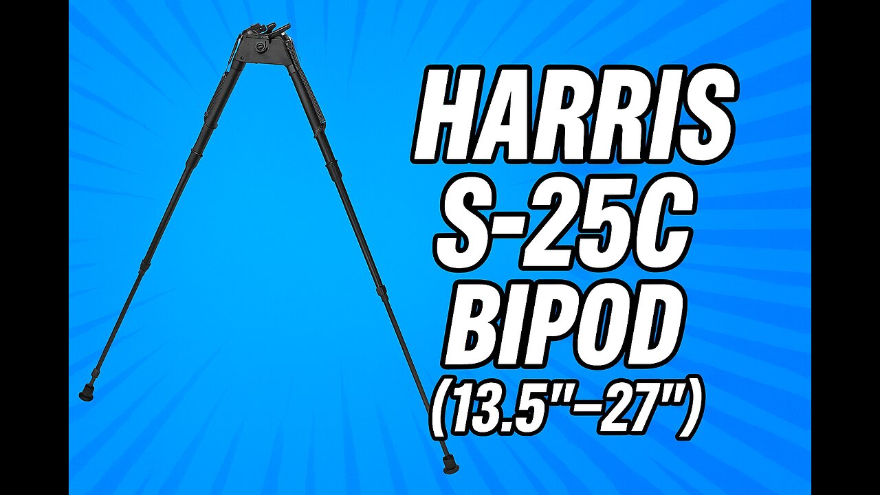 🔥 Need Serious Elevation? The Harris S-25C Bipod is Built for Precision & Stability 🔥