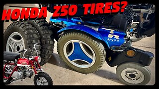 VLOG 759: honda z50 tires meet M300! (does the mod work??)