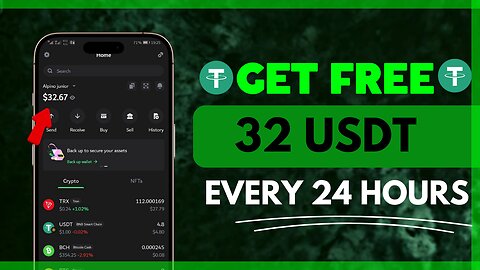 how to earn free USDT every 24 hours| withdrawal to USDT