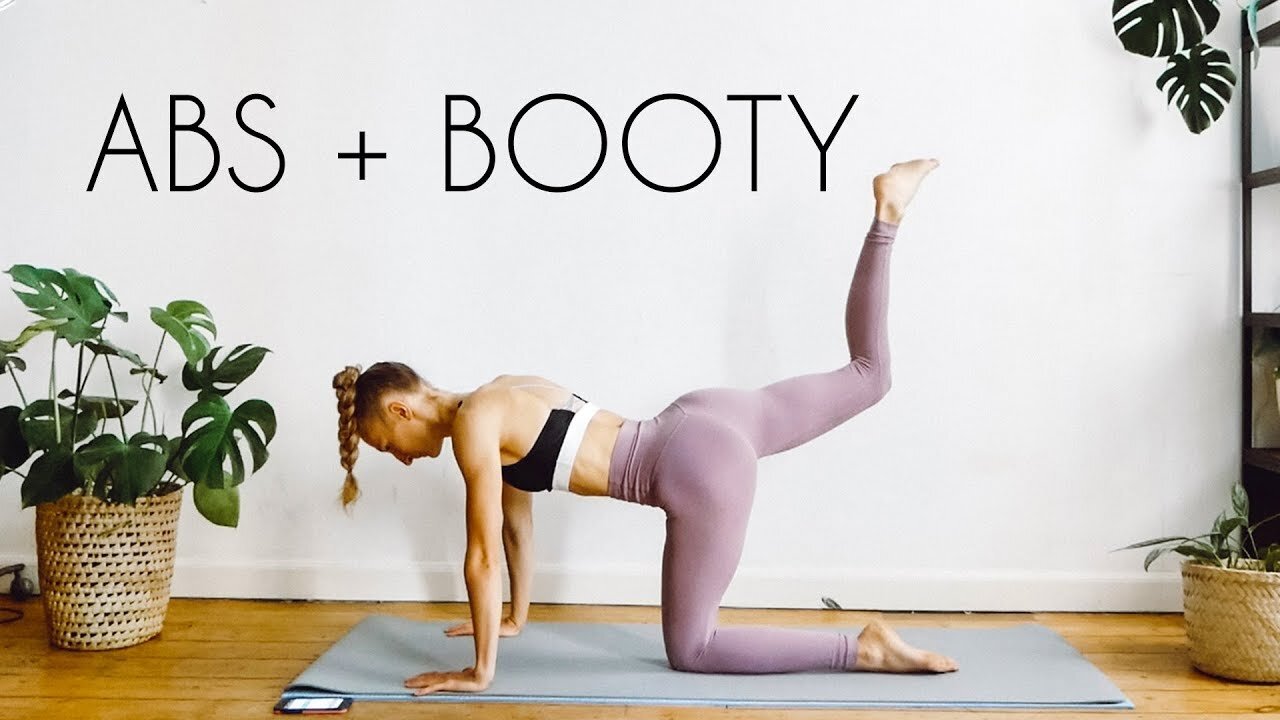 2-in-1 ABS & BOOTY Workout 🔥 | 20 MIN No Equipment At-Home Burn 💪