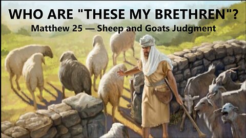 Who Are "These My Brethren"?