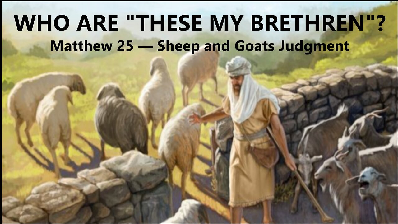 Who Are "These My Brethren"?