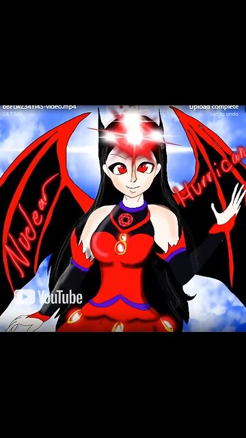 Oc speedpaint Nuclear the vampire God.