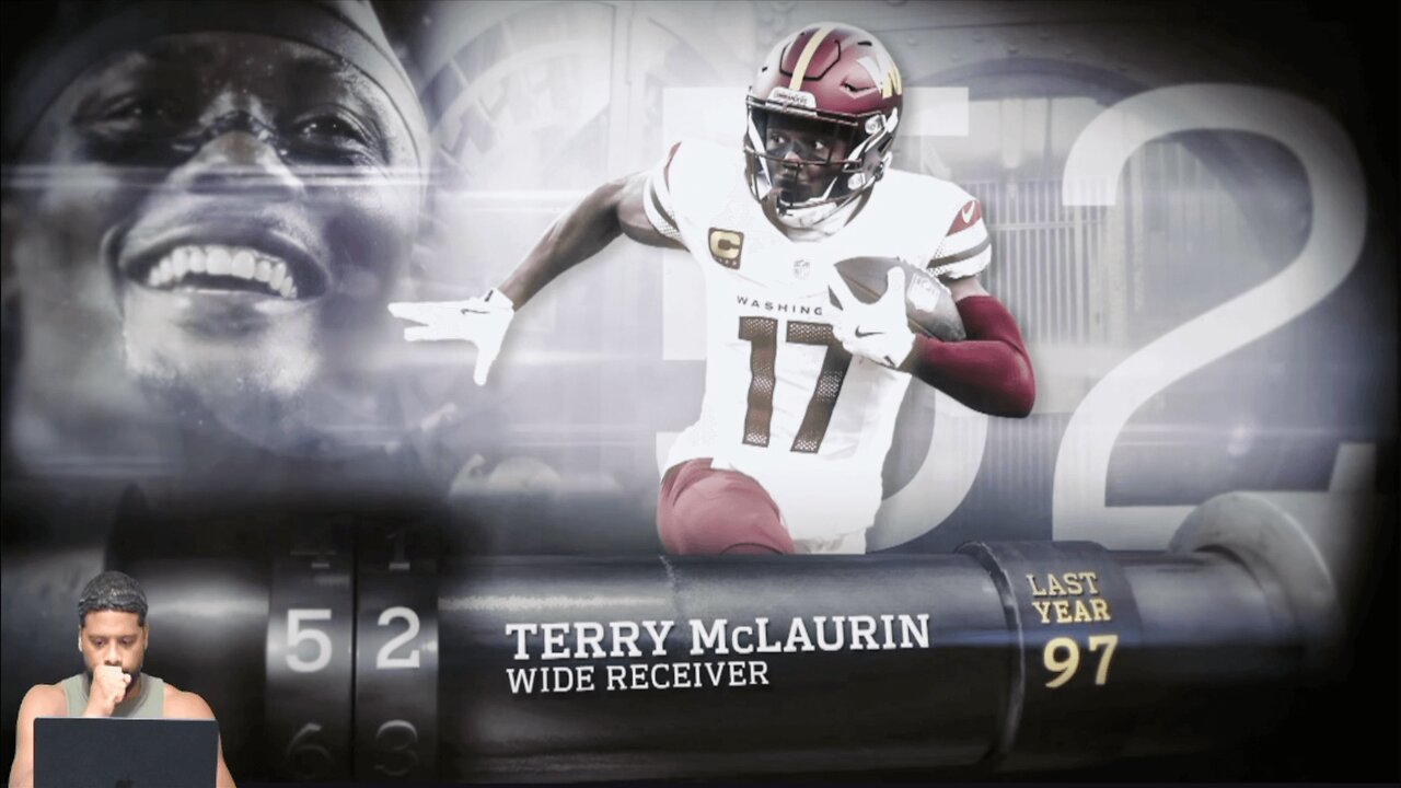 CHANNELADRIANTV Reacts | 52: Terry McLaurin (WR, Commanders) | Top 100 Players of 2025