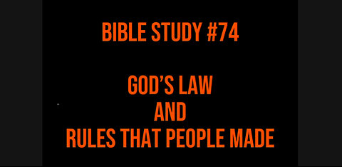 Good Morning 😁 Bible Study #74 📖 God’s Law and Rules That People Make #ASL #deaf