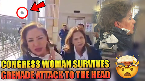 Honduras congress woman Gladys Auroa Lopez has grenade thrown at her head and lives in shocking clip