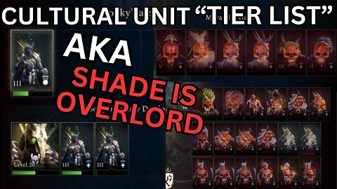 Best Cultural Units in Age of Wonders 4 | Tier List | Brutal Difficulty (Shade is Daddy Overlord)