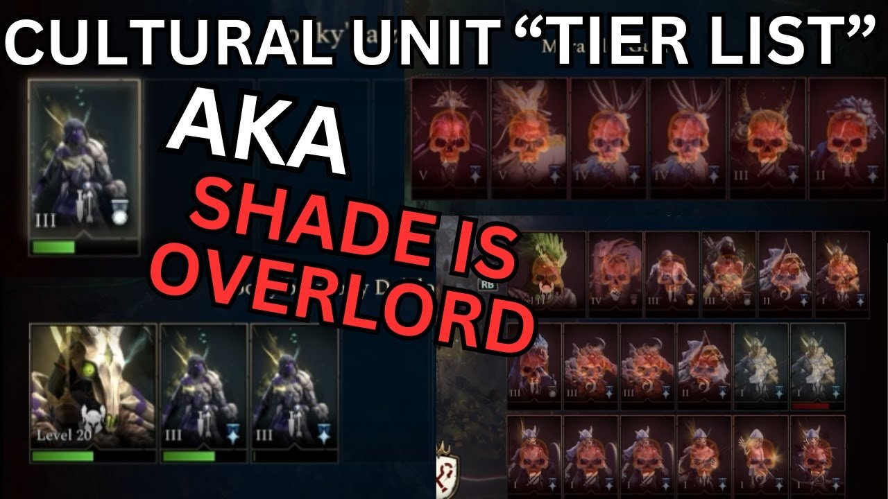 Best Cultural Units in Age of Wonders 4 | Tier List | Brutal Difficulty (Shade is Daddy Overlord)
