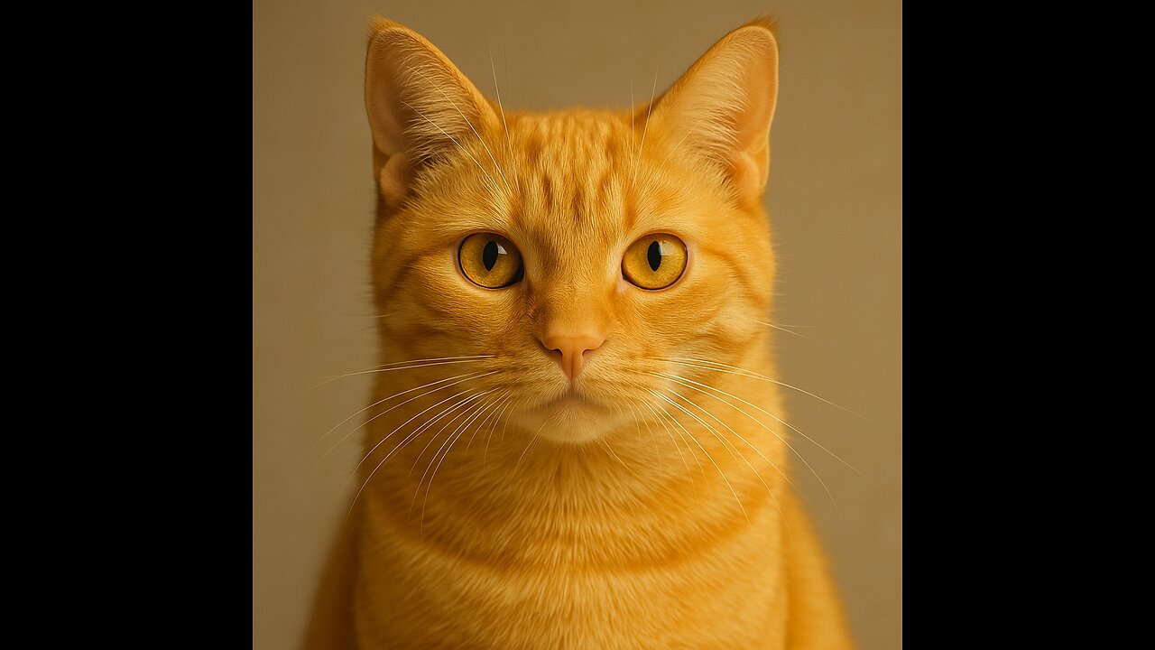 Be Careful To the Orange Cat