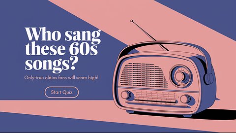 Who Sang These 60s Songs?