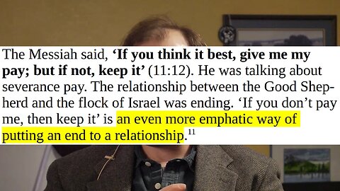 Zechariah 11:10-14 - Part 2