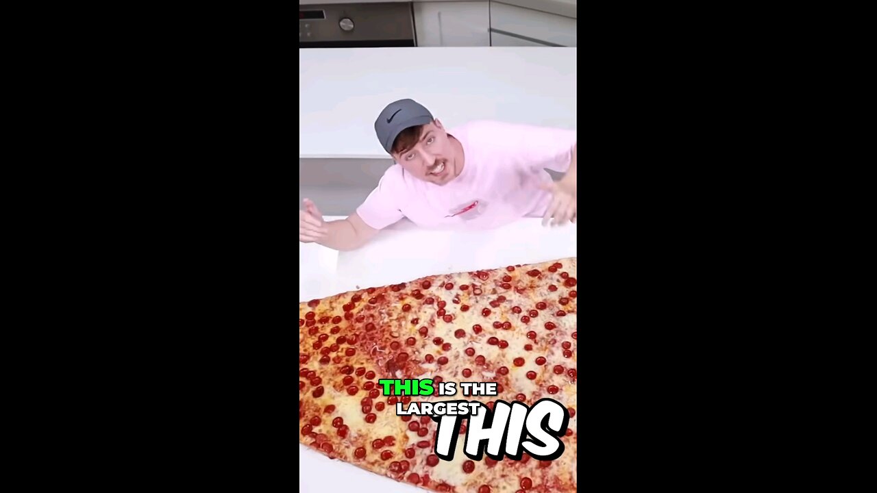 #1 🍕Giant Pizza & Record-Breaking Feast!🤯