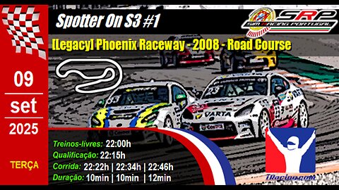 🇵🇹 [iRacing Live] 🇵🇹 Spotter On S3 @ [Legacy] Phoenix Raceway - 2008 - Road Course