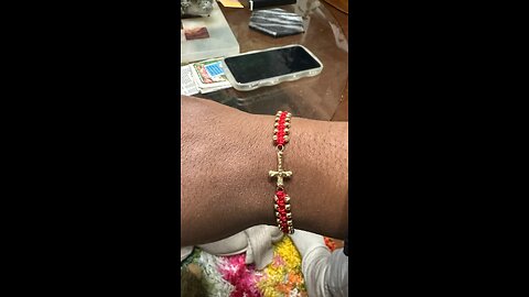 Gold Cross Bracelet