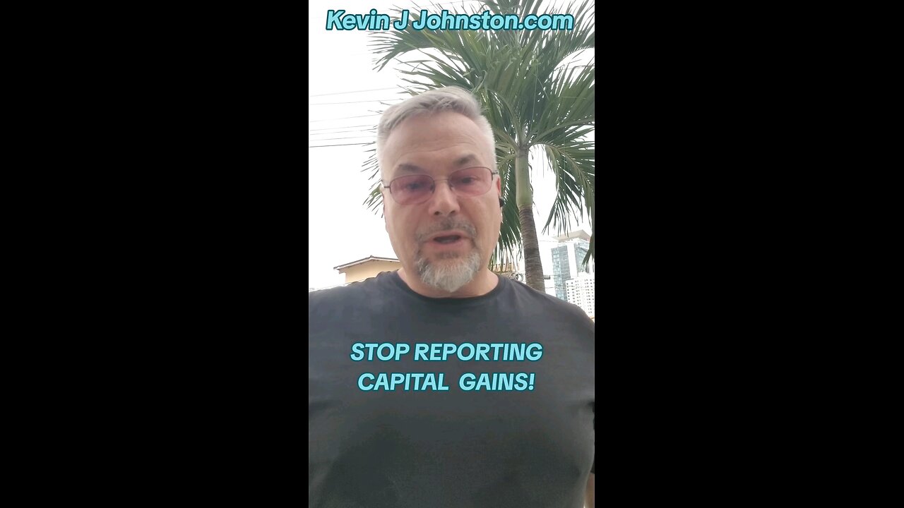 stop reporting capital gains to the CRA there is no law that says You must