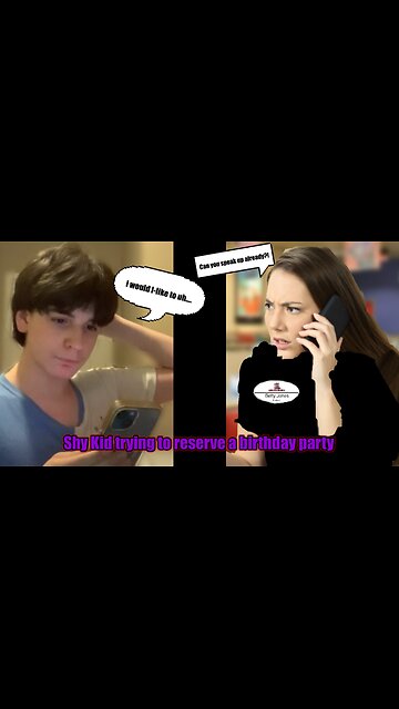 Shy Kid Trying to Reserve a Birthday Party | What Happens Next Is Shocking!