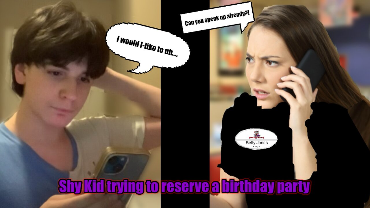 Shy Kid Trying to Reserve a Birthday Party | What Happens Next Is Shocking!