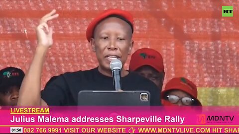 South Africa EFF leader Julius Malema: We will never stand with Ukraine