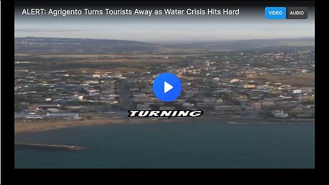 "Water Crisis Forces Agrigento to Reject Tourists"