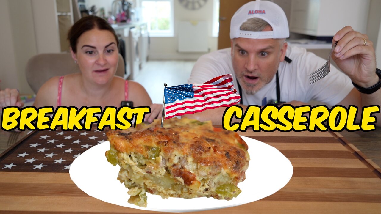 Brits Discover American Breakfast Casserole | Better Than The Full English?