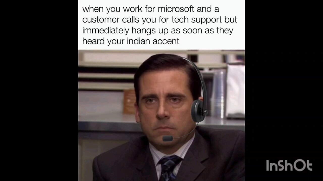 when you work for microsoft and a customer calls you for tech support but immediately hangs up as