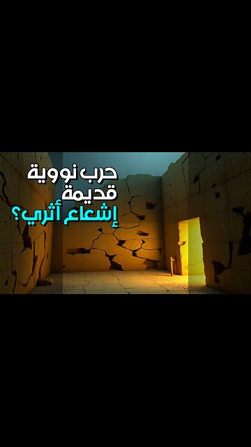 حرب نووية قديمة؟ ☢️ آثار إشعاعية تكشف المواقع الأثرية #shorts