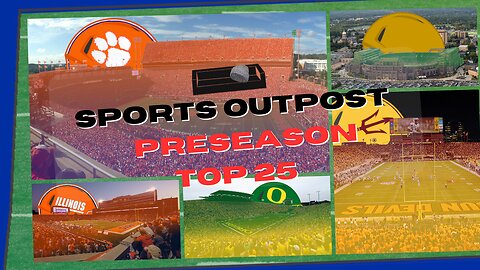 The Only College Football Top 25 That Matters(10-6) Clemson, Oregon, Notre Dame, ASU, Illinois